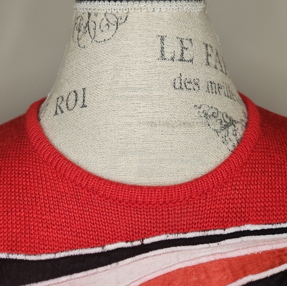 Vintage 80s Franco Valeri knit sweater - Picture 6 of 8